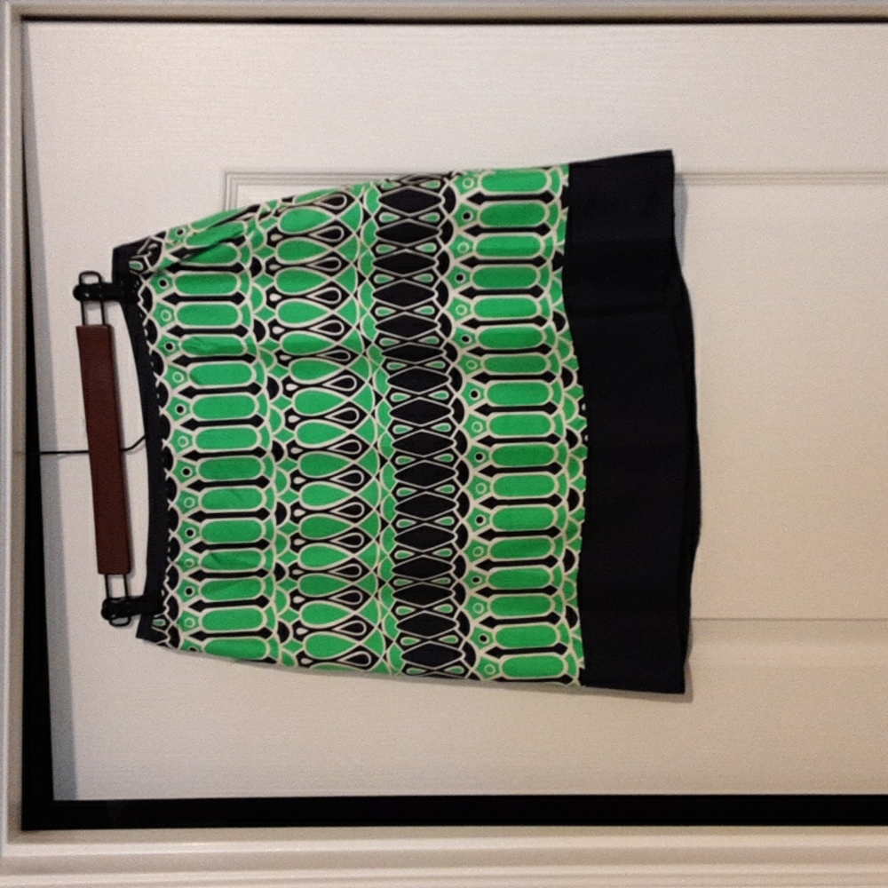 Banana Republic Blue & Green Skirt
